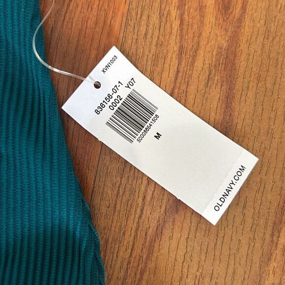 NWT Jade Green teal haircut bathing suit bottom size M - Picture 2 of 4